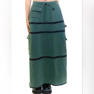 Tunnel Vision Olive Carmen 5-in-1 Convertible Cargo Skirt